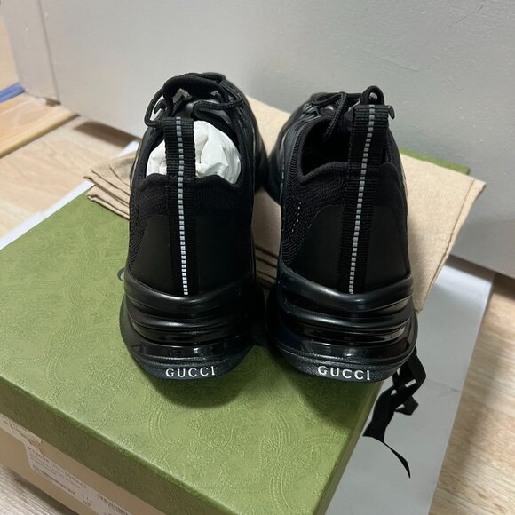 MEN Gucci Gucci Run Sneaker 'All Black' 714658-USM10-8442 - Picture 9 of 9